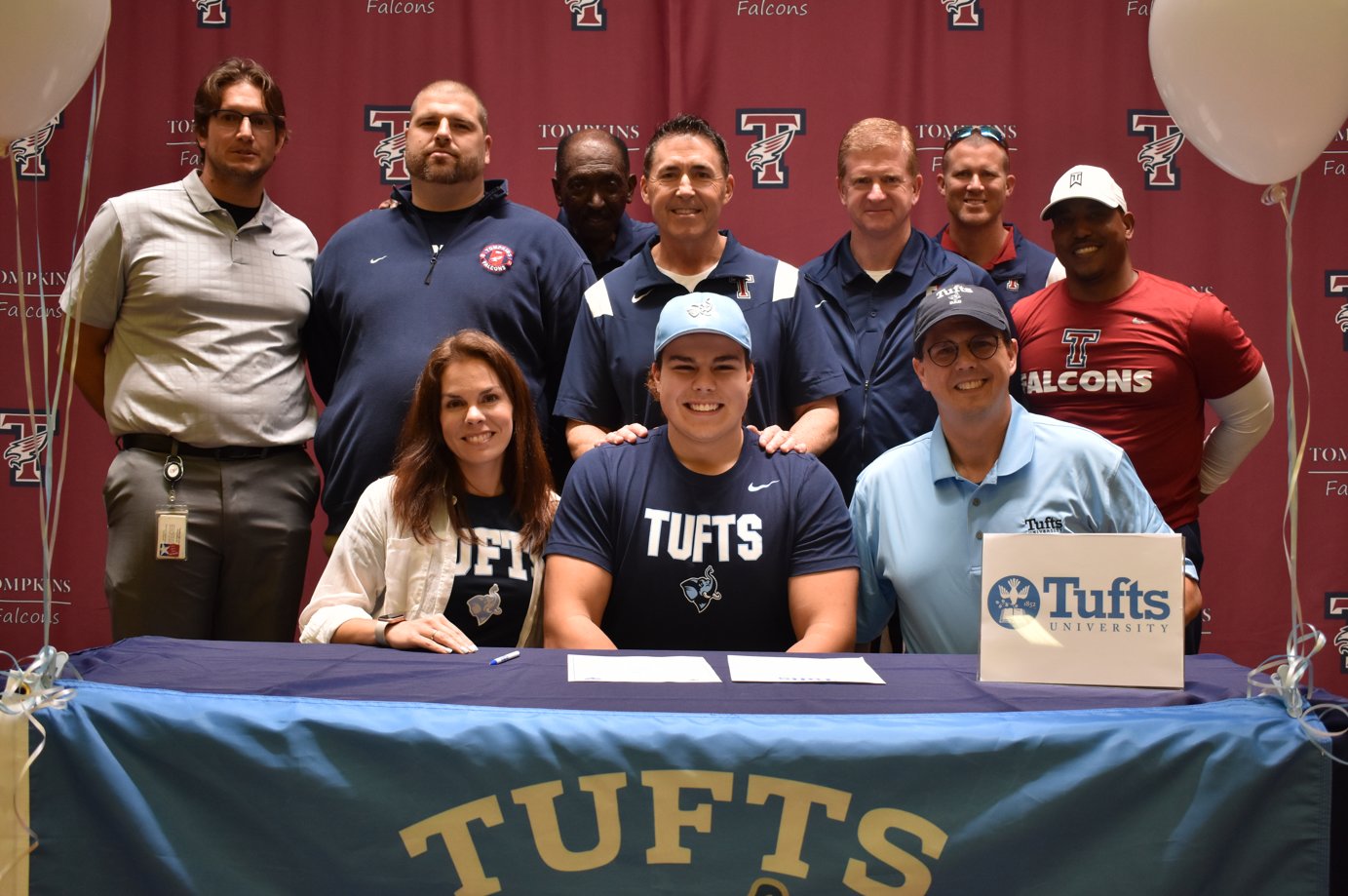 Jack Lynch signed to play football at Tufts University.